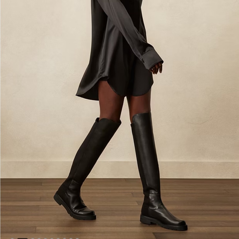 Stuart Weitzman 5050 Lift Nappa Leather size 7.5